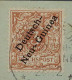 Neuguinea M P40 + 1 B,  MITLÄUFER Postkarte 2 Pfg. + 3 Pfg Gelbbraun, Geprüft - Duits-Nieuw-Guinea