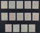 1905, ÖSTERREICH 119-32 ** Kaiser 1-72 H. Ohne Lackstreifen, Postfrisch, 900,-€ - Nuovi