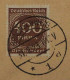 BRAUNSCHWEIG 2 A, Gebührenzettel + Freimarken Auf Drucksache, Fotoattest 500,-€ - 1922-1923 Emissions Locales