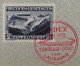 1931, LIECHTENSTEIN 114 Karte Zeppelin 2 Fr. Auf Zeppelin-Brief Vom Flug 500,-€ - Storia Postale