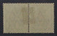 1917, Dt.Reich Zusammendruck W 9 Aa ** Germania 15 + 5 Pfg. Mit Falz, KW 200,-€ - Carnets & Se-tenant