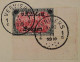 1916, I. Weltkrieg BELGIEN 25 I, Aufdruck 6,25 Fr. Top-Wert Auf R-Brief, 400,-€ - Occupation 1914-18