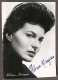 Fotocartolina Con Autografo Dell'attrice Silvana Mangano - 1960 Ca. - Sonstige & Ohne Zuordnung