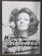 Autografo Della Cantante Lirica Soprano Raina Kabaivanska - Anni '60 - Autres & Non Classés