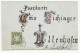 Ansichtskarte Mit Rücks. Rose Von Dillingen Nach Uttenhofen, 1906 - Storia Postale