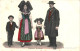 CPA Carte Postale France Alsace Costumes Alsaciens Début 1900   VM80367 - Alsace