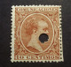 Espana - Spain - Alfonso XIII -  Perfin - Lochung   -  Cancelled - Used Stamps
