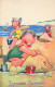 CPA Illustration-Béatrice Mallet-Joyeuses Vacances       L2895 - Mallet, B.
