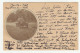Couple In Car Old Photo Glued On Hungarian Postal Stationery Postcard And Posted 190? To Austria B240503 - Sonstige & Ohne Zuordnung