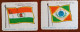 Delcampe - 50 FIGURINE CARTONATE BUBBLE GUM  Cigarettes "BANDIERE" LA GIULIA GORIZIA Chewing Chicle Flags - Other & Unclassified