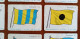Delcampe - 50 FIGURINE CARTONATE BUBBLE GUM  Cigarettes "BANDIERE" LA GIULIA GORIZIA Chewing Chicle Flags - Sonstige & Ohne Zuordnung