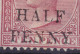 Mauritius 1876 Mi. 39, HALF PENNY/10p. Queen Victoria Overprinted Aufdruck ERROR Variety 'Missing Print In 'P & N', MH* - Mauricio (...-1967)