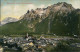 Ansichtskarte Mittenwald Panorama, Karwendelgebirge 1909 - Mittenwald