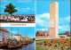 Ueckermünde Haffbad, Hafen, Sowjetisches Ehrenmal Ansichtskarte G1979 - Ückermünde