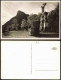Ansichtskarte Oberammergau Kreuzigungsgruppe Mit Kofel 1953 - Oberammergau