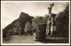 Ansichtskarte Oberammergau Kreuzigungsgruppe Mit Kofel 1953 - Oberammergau