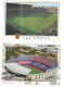 2 POSTCARDS WORLD STADIUMS SPAIN  BARCELONA/ VALENCIA - Stadions