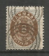 Denmark 1871 Year Used Stamp Mi. 19 - Usado