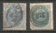 Denmark 1870 Year Used Stamps Mi. 16 I, II - Usado