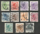 Denmark 1913 Year Used Stamps Mi # 67-76 - Usado