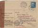 Biel-Sauter Ermatingen 1943 > Plainfield Country Club USA  - Zensur - Konrad Escher Von Der Linth - Storia Postale