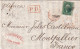 COVER. 13 8 1861. F.COUSINERY NEW-YORK. PD. TO FRANCE. SS AFRICA. TEN CENTS GREEN. (another Stamp Missing ) - Cartas & Documentos