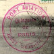 CPA 91 Meeting PORT-AVIATION (Juvisy - Viry-Châtillon) 1909 (cachet Rouge) Essonne -  Aéroplane Du Comte De Lambert - Meetings