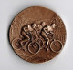 *Medaille En Bronze (45 Mm) Dans Son étui D'origine - Signée SVEN KULLE - Grand Prix Du Progrès De Lyon - Ciclismo