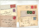 Lot 68 Lettres 7 Carte 1 Lettre Cachet Cire Cachet Flamme Sur Roi à Voir - Postmark Collection