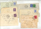 Lot 68 Lettres 7 Carte 1 Lettre Cachet Cire Cachet Flamme Sur Roi à Voir - Postmark Collection