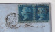 COVER. 14 DE 1860. PAIR 2p. GD-GE. PLANCHE 8. LIVERPOOL TO MONTPELLIER. PD. - Storia Postale