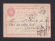 1872 - 5 R. Ganzsache Ab SAVAGNIER Nach Cortaillod - Storia Postale
