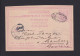1891 - 20 P. Ganzsache Mit Schnallenstempel Stamboul Nach Bamberg - Lettres & Documents
