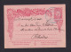1906 - 20 P. Ganzsache Mit Blauem Aufgabestempel Nach Rhodos - Covers & Documents