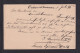 1890 - 5 B. Ganzsache Mit 5 B. Zufrankiert Ab CARAIOVA Nach Frankfurt - Covers & Documents