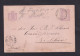 1886 - 2 1/2 C. Ganzsache Ab OUDE PEKELA Nach Schans - Lettres & Documents
