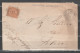 ITALIA 1877 - Effigie 10 C. (1863: Ultimissime Date!) Su Lettera Annullo Castelletto Scazzoso        (g9661) - Marcophilia