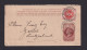 1891 - 1/2 P. Auf 1/2 P. Ganzsache Ab Exchange/Liverpool Nach Zürich - Covers & Documents