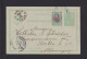 1906 - 5 St. Ganzsache Mit Zufrankatur Ab Rüstendil Nach Berlin - Covers & Documents