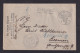 1917 - Feldpostbrief Delegierter .. Freiw. Krankenpflege - Marineschiffspost - WO1