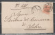 ITALIA 1880 - Effigie 20 C. (1877) Su Lettera Annullo Alessandria - Timbro Municipio - Polizia        (g9663) - Poststempel