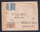 1921 - Mischfrankatur Auf Einschreibbrief Ab KRUMLOV Nach Waldshut - Zensur - Cartas & Documentos