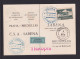 1937 - Erstflug-Sonder-Karte "Prag-Brüssel" - Sabena - Cartas & Documentos