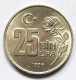 Turquie - 25 Bin Lira 1996 - Turquie