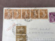 Enveloppe Timbrée / Facture / Semeuse / Bourg En Bresse / 1937 - 1900 – 1949
