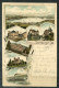 BAYERN - Schiffspost, Navire, Paquebot, Ship Letter, Stempel STARNBERG-SCHIFFSPOST Auf Litho-AK Starnberger See - Storia Postale