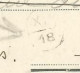 SUISSE  CARTE 5c  MARQUE LINEAIRE FRIBOURG  + AMBULANT N° 5 POUR PARIS REDIRIGEE GENEVE  DE 1904 LETTRE COVER - Brieven En Documenten
