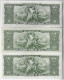 Brazil 3 Banknote President Getúlio Vargas 10 Cruzeiros 1954 1956 1958 Amato-77,78,79 Pick-159b,159c,159d XF - Brazilië
