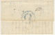 20 C. Azzurro  (15Ca) Su Piego Da Bologna Per Cervia Il 20 Novembre 1860   - Vedi Descrizione (3 Immagini) - Sardinia