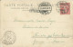 SUISSE  CARTE 10c  MARQUE LINEAIRE INTERLAKEN + AMBULANT N° 15  POUR CASTRES ( GIRONDE ) DE 1901 LETTRE COVER - Briefe U. Dokumente